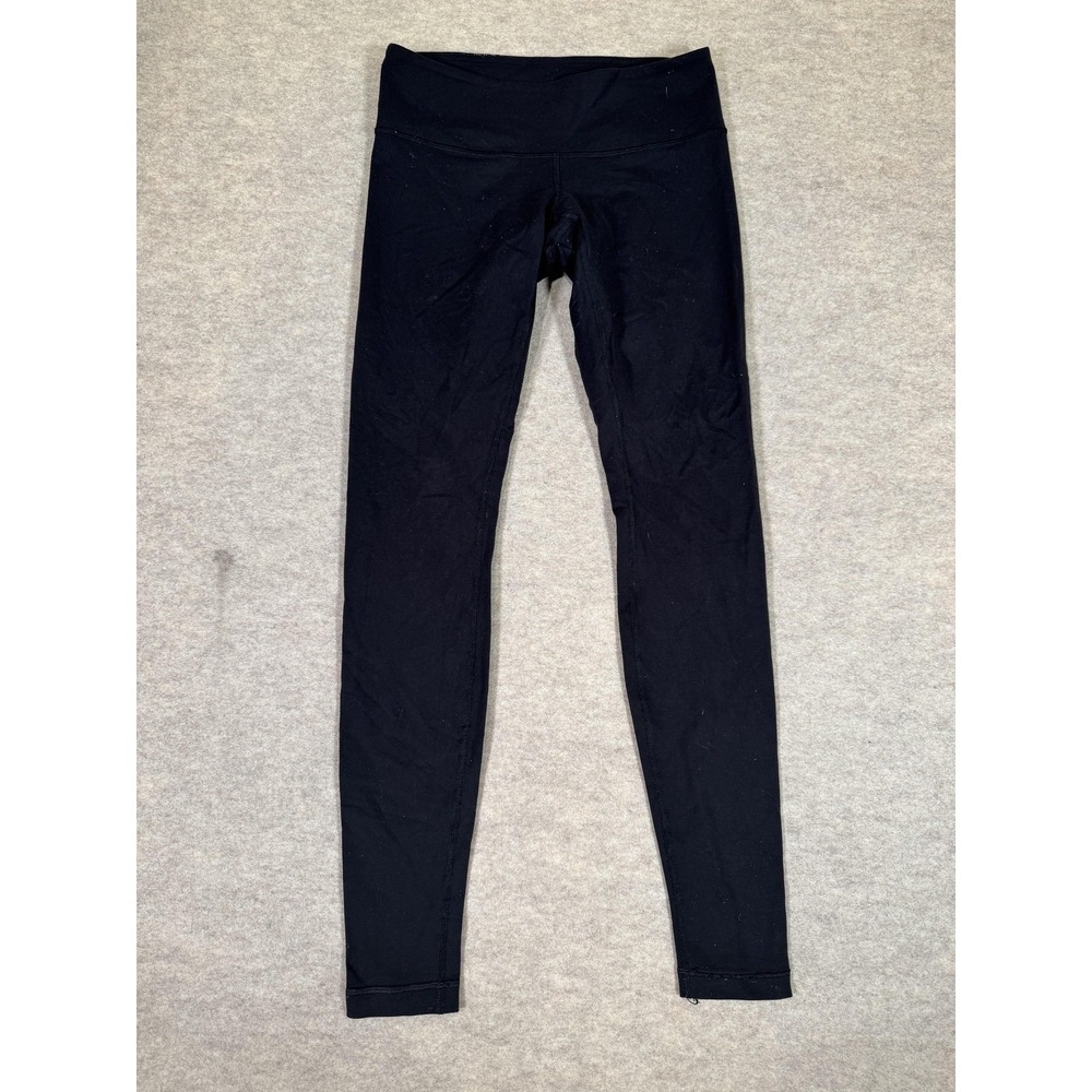 Lululemon Leggings Womens Small Black High Rise Ankle Yoga Athletic Gym Tight
